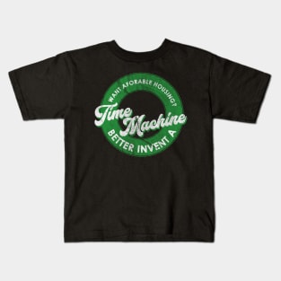 Affordable Housing Time Machine Kids T-Shirt